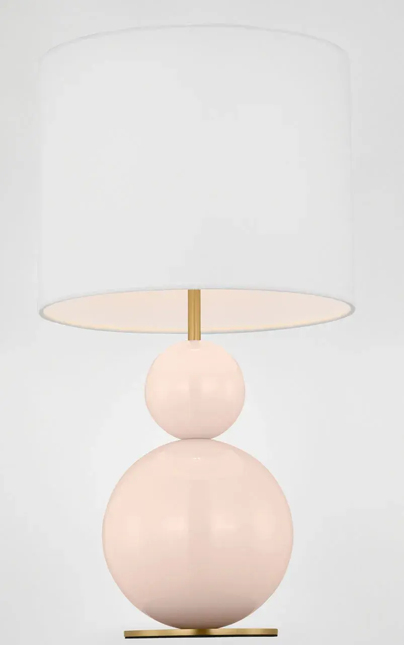 Suki Medium Table Lamp in Blush - Image 3