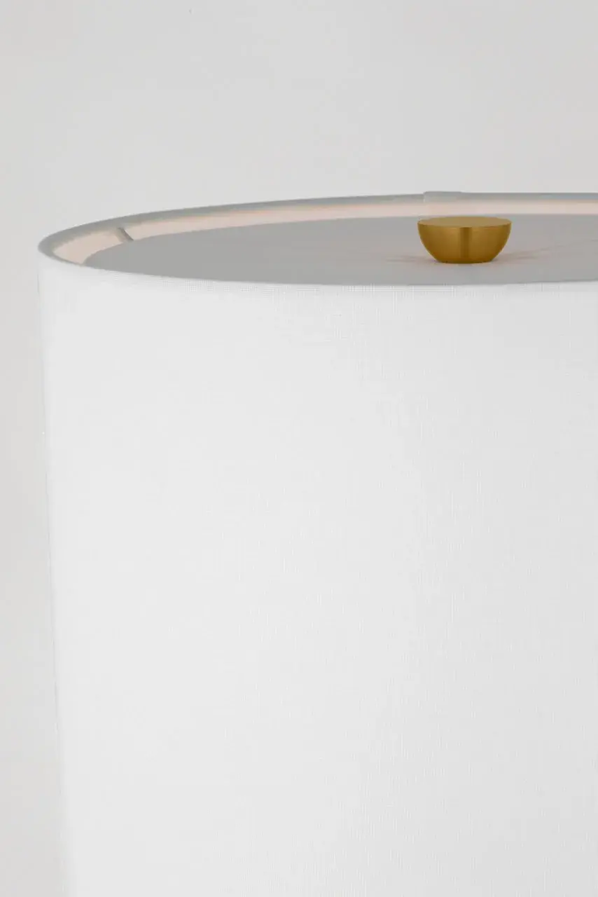 Suki Medium Table Lamp in Coral - Image 3