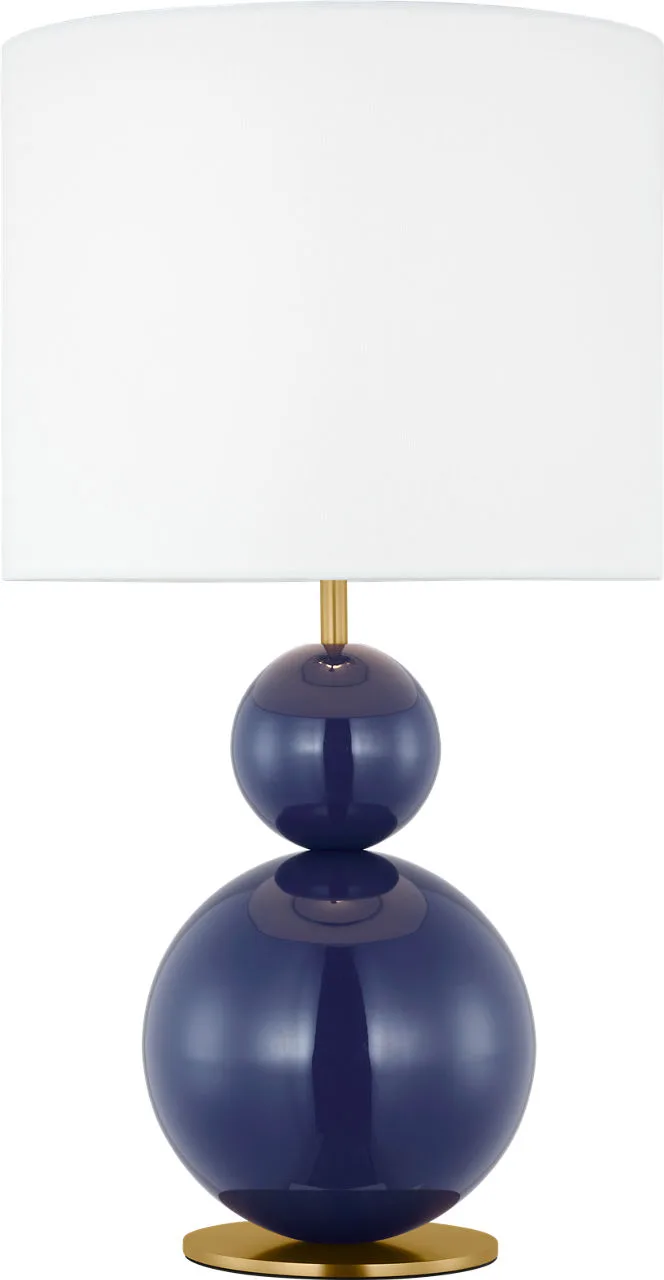 Suki Medium Table Lamp in Navy