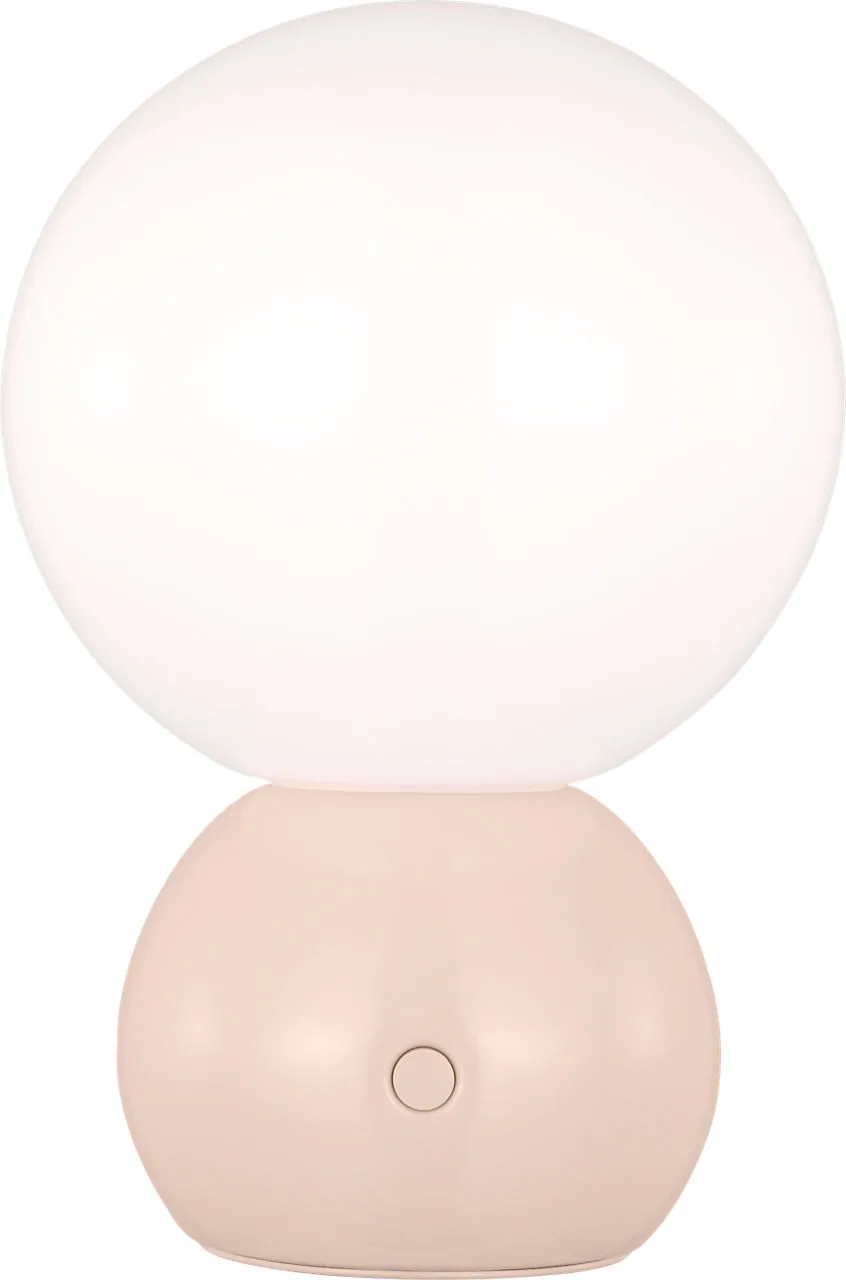 Suki Rechargeable Mini Table Lamp in Blush