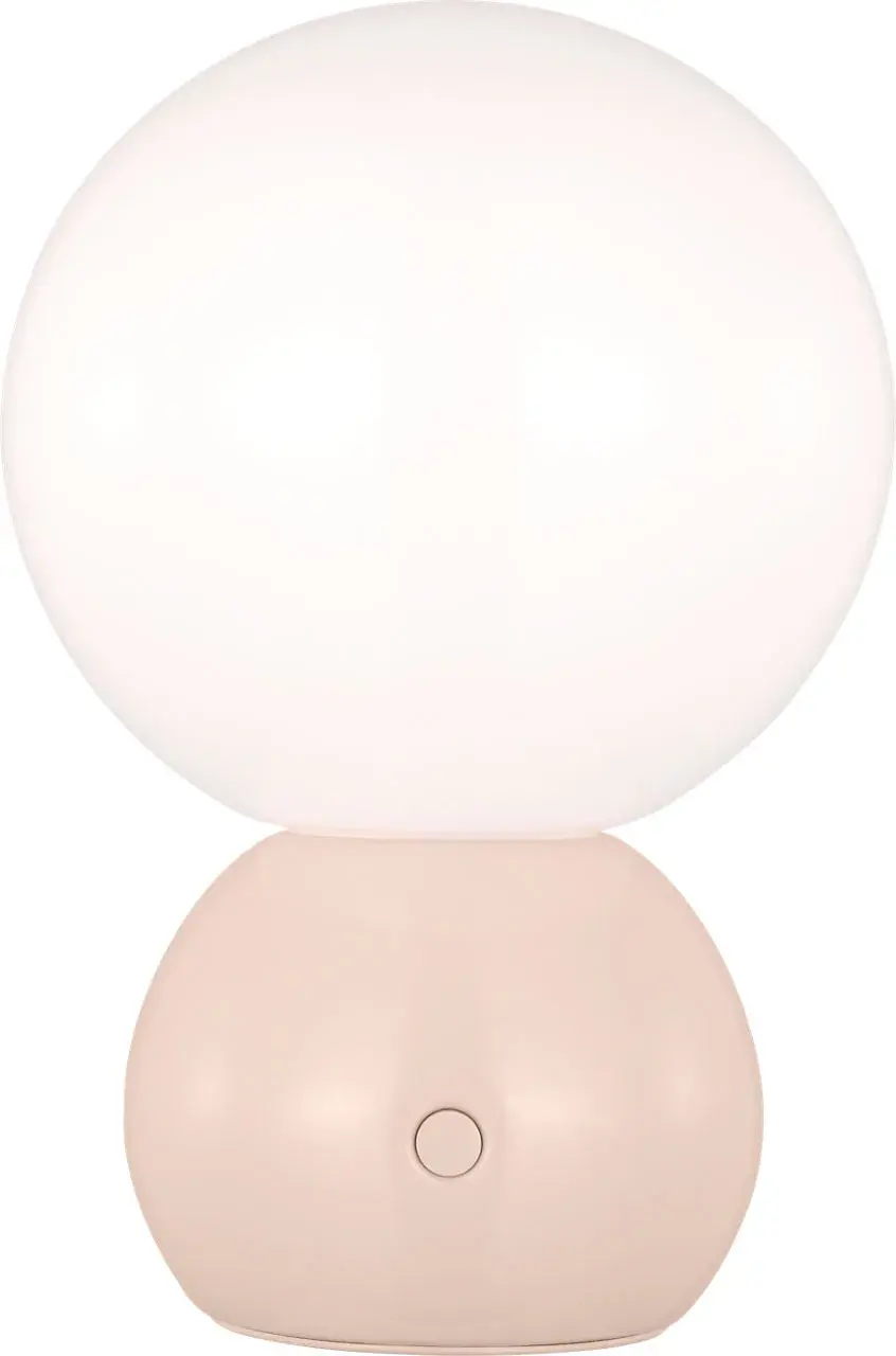 Suki Rechargeable Mini Table Lamp in Blush - Image 1