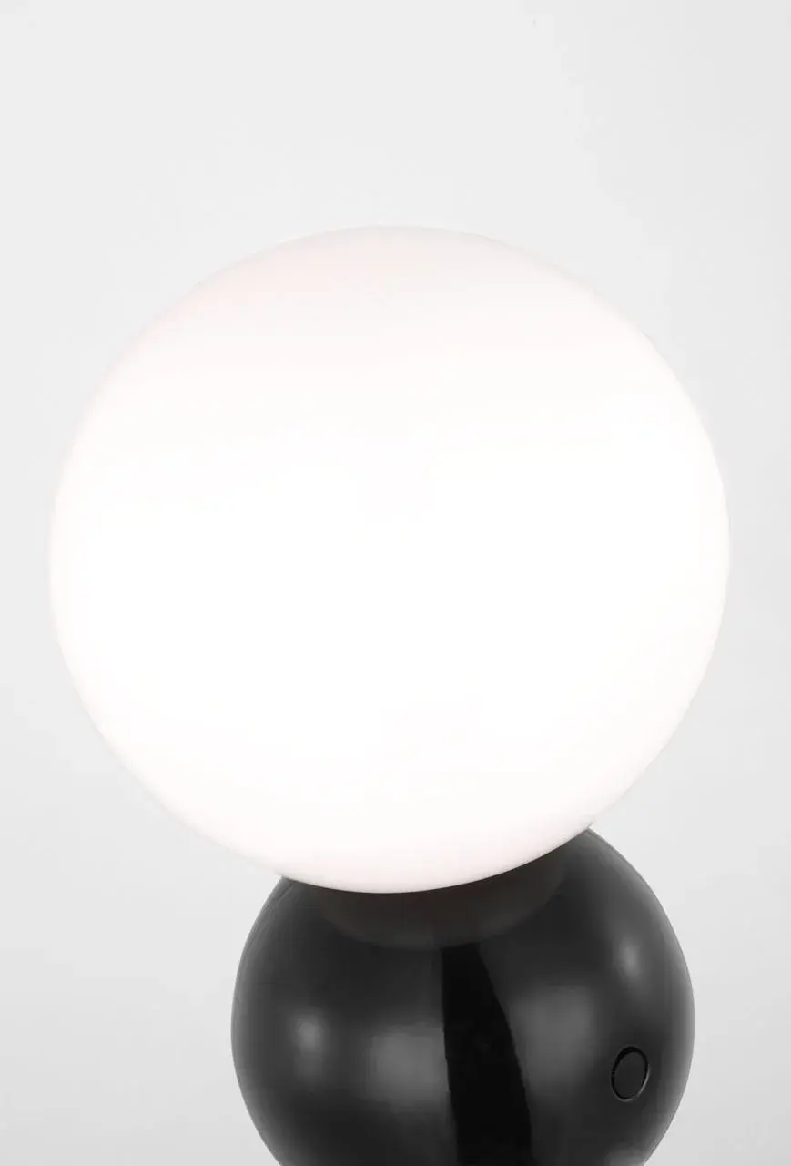 Suki Rechargeable Mini Table Lamp in Gloss Black - Image 3