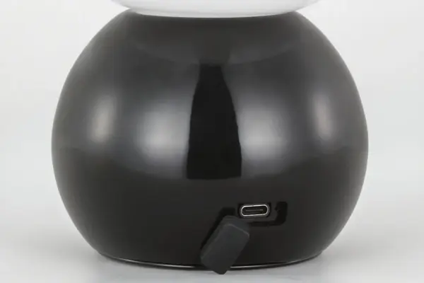 Suki Rechargeable Mini Table Lamp in Gloss Black - Image 4