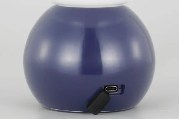 Suki Rechargeable Mini Table Lamp in Navy - Image 4