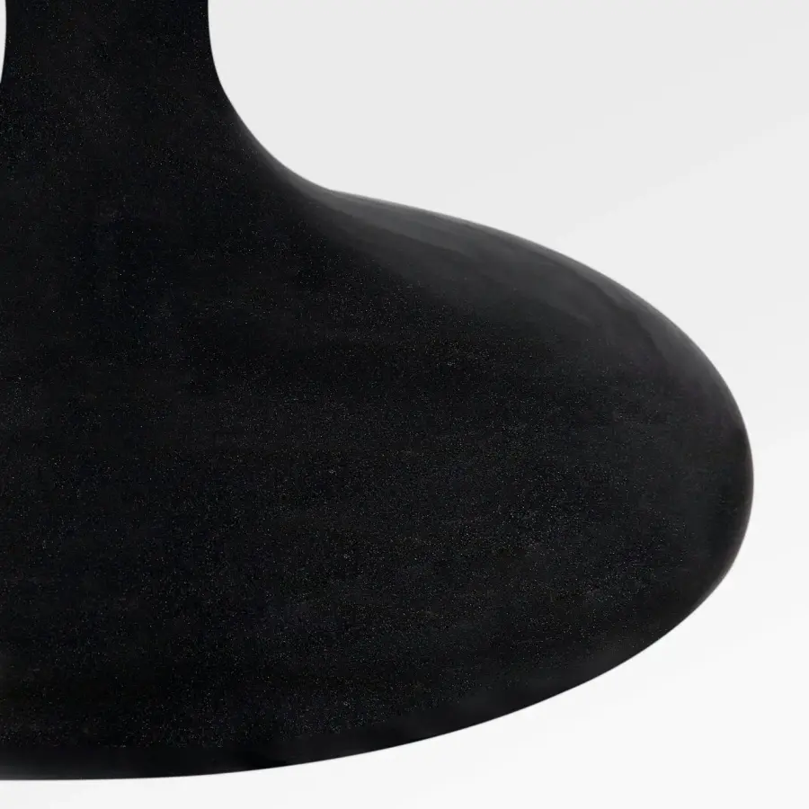 Amber 21" Table Lamp in Black Ceramic - Image 3