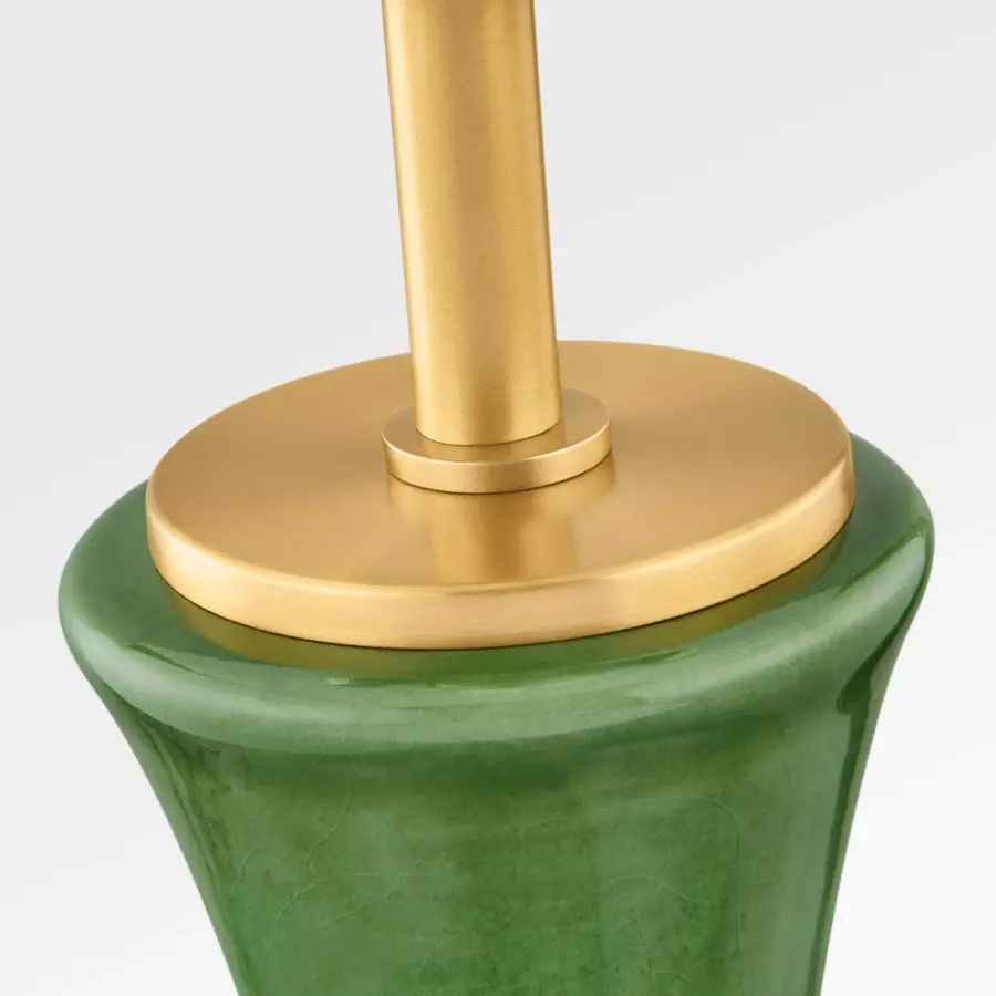 Amber 21" Table Lamp in Green - Image 4