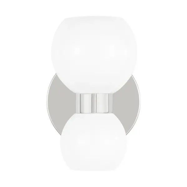 Londyn Two Light Wall Sconce in Polished Nickel