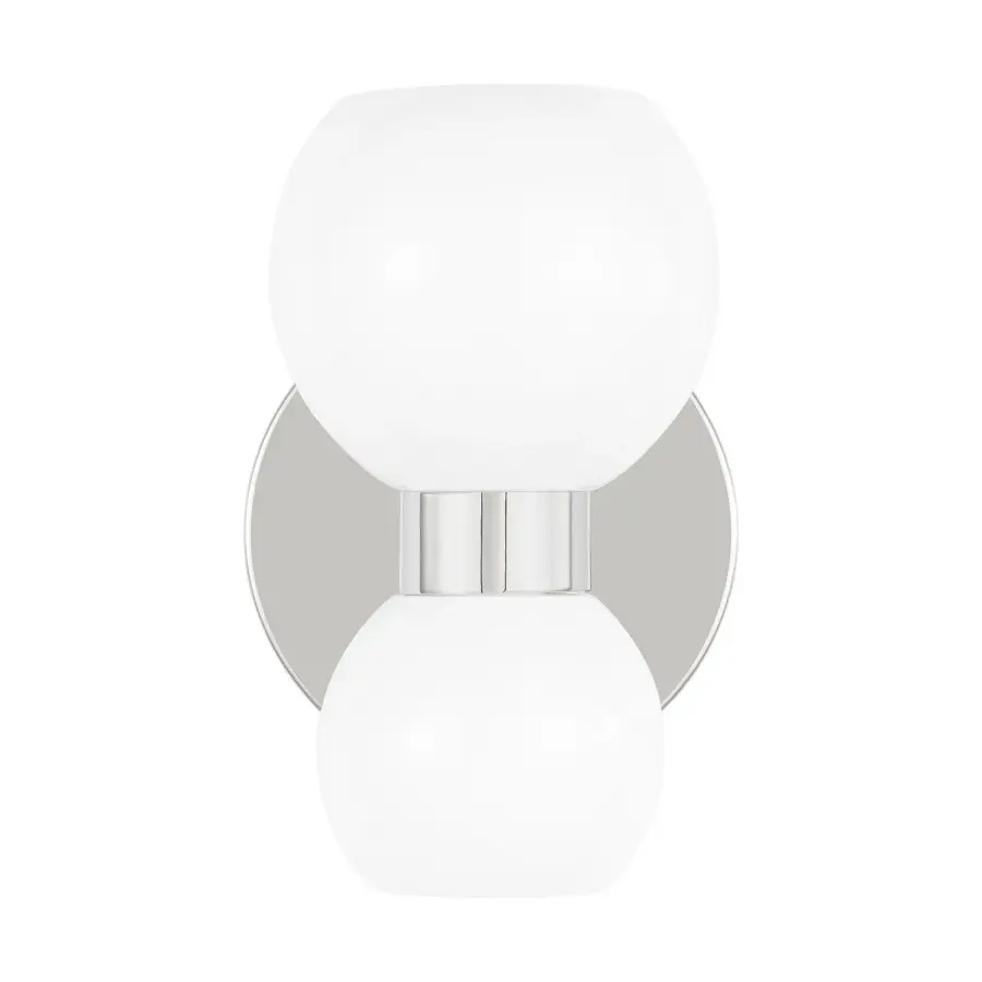 Londyn Two Light Wall Sconce in Polished Nickel