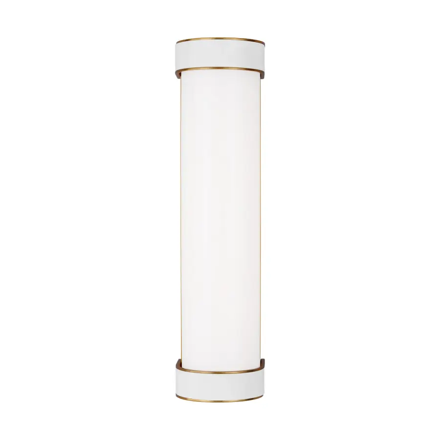 Monroe LED Vanity Light in Burnished Brass