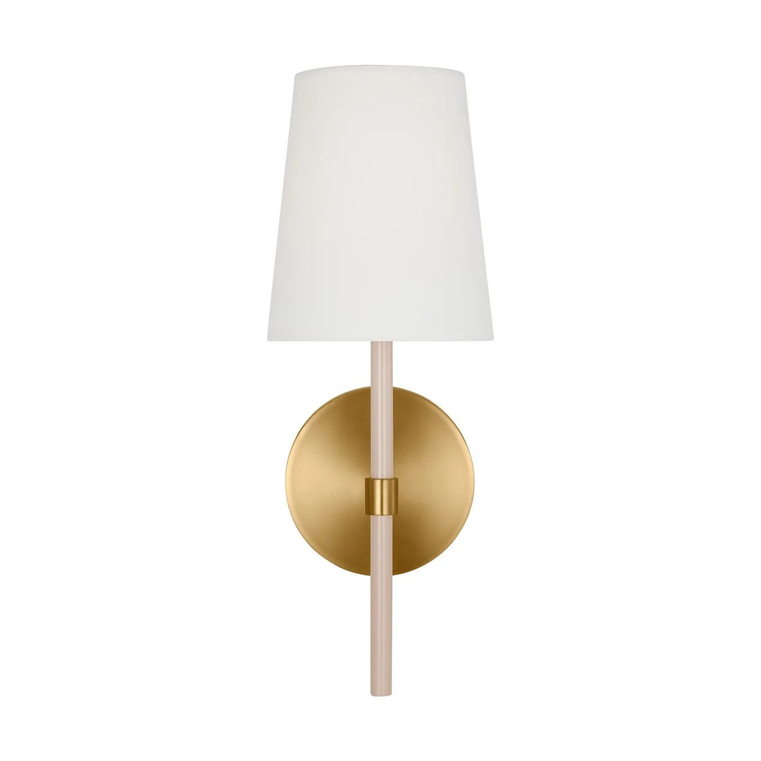 Monroe One Light Wall Sconce in Burnished Brass