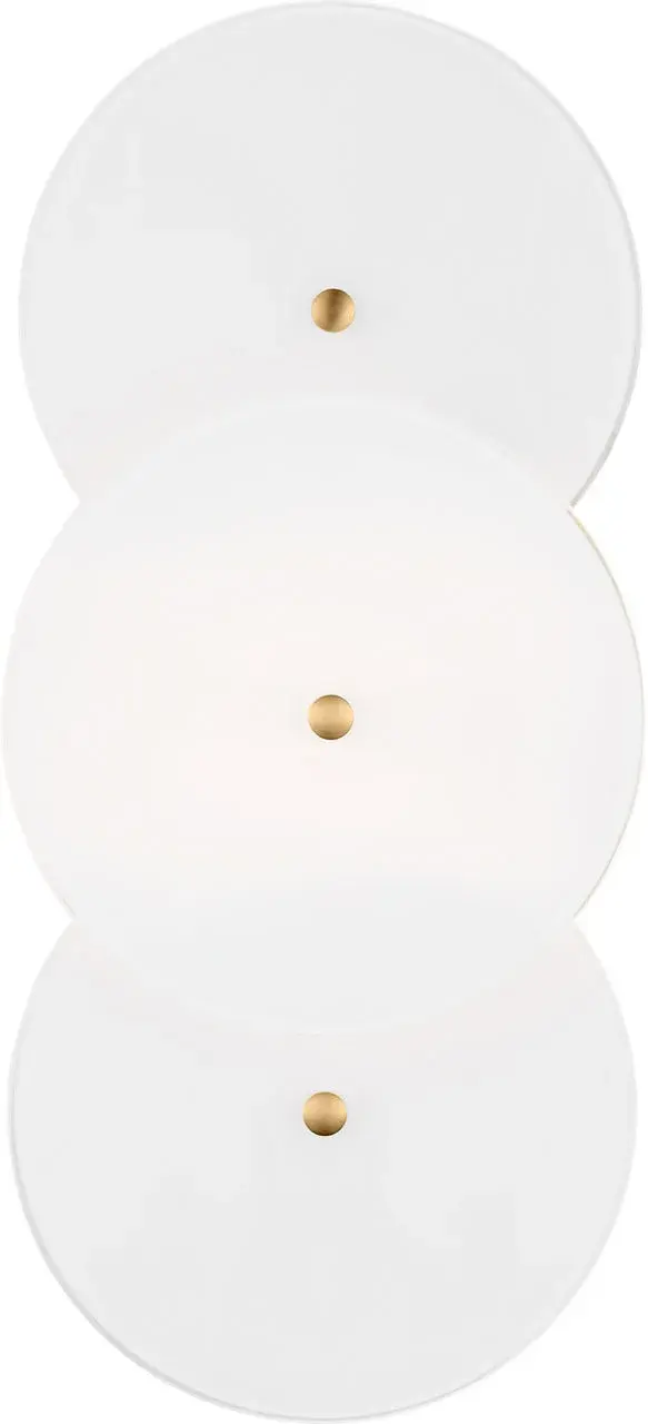 Emery Two Light Wall Sconce in Burnished Brass - Image 4