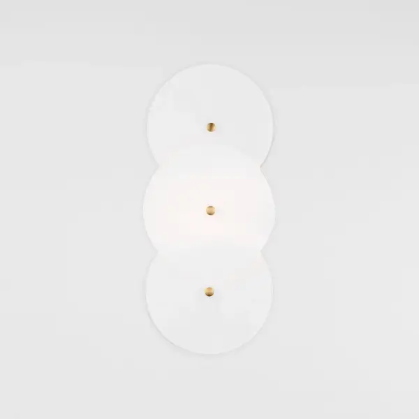 Emery Two Light Wall Sconce in Burnished Brass - Image 6
