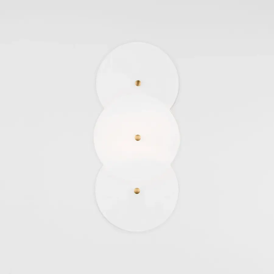 Emery Two Light Wall Sconce in Burnished Brass - Image 6