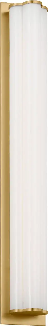 Freya Large Vanity Sconce in Burnished Brass - Image 2