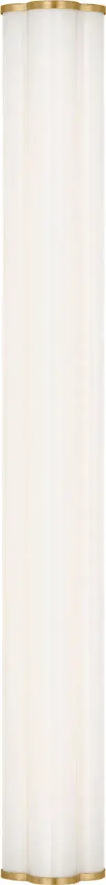 Freya Large Vanity Sconce in Burnished Brass - Image 4