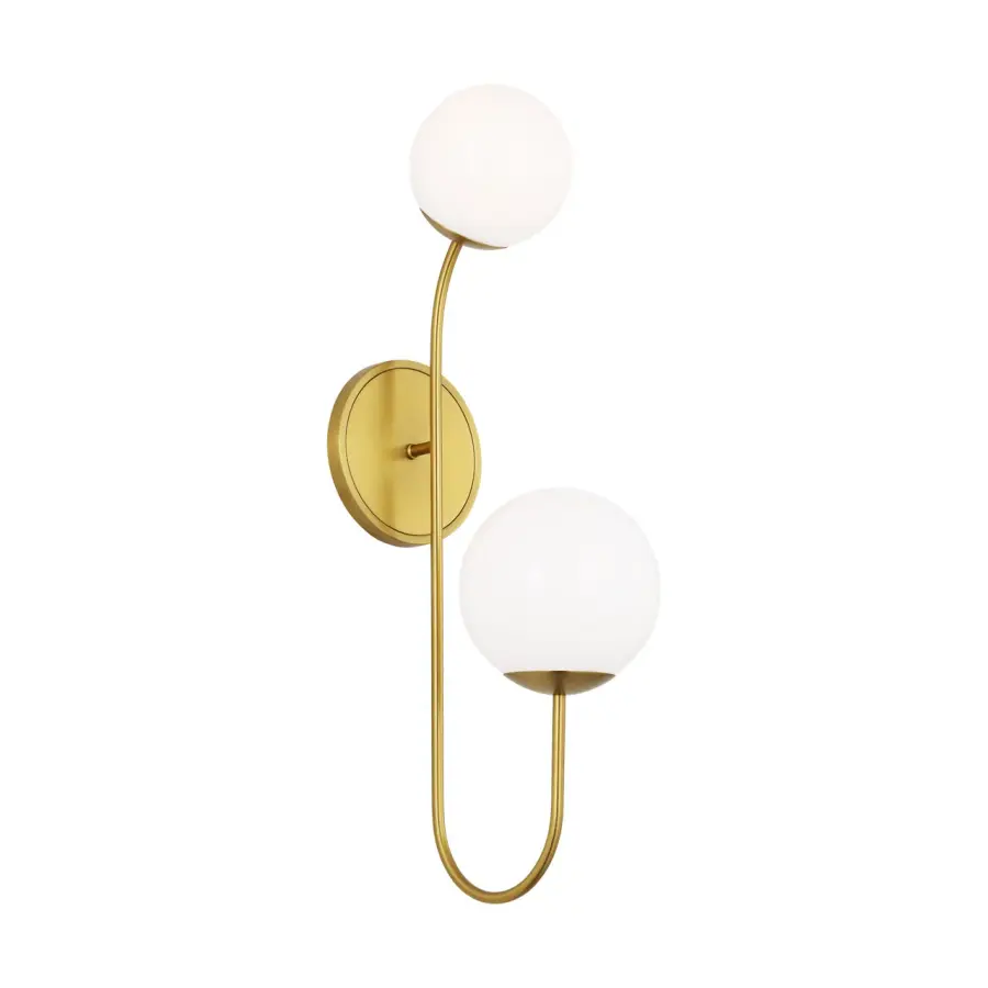 Noemie Large Sconce in Burnished Brass - Image 4