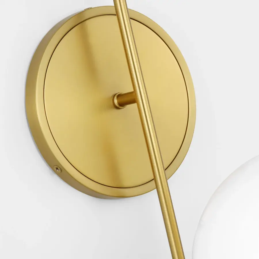 Noemie Large Sconce in Burnished Brass - Image 5