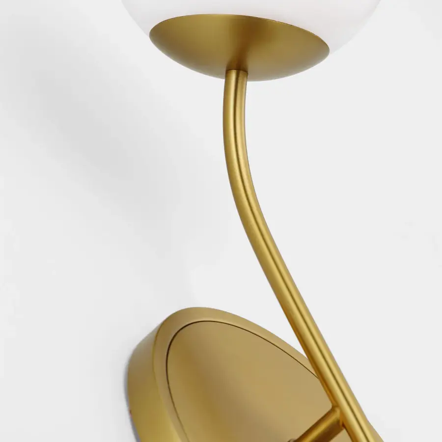 Noemie Large Sconce in Burnished Brass - Image 6