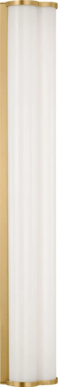 Freya Medium Vanity Sconce in Burnished Brass