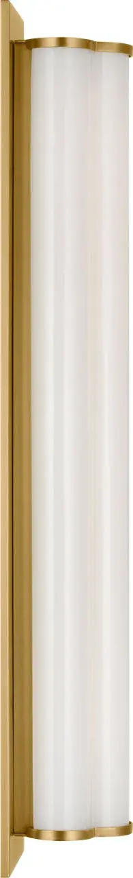 Freya Medium Vanity Sconce in Burnished Brass - Image 2