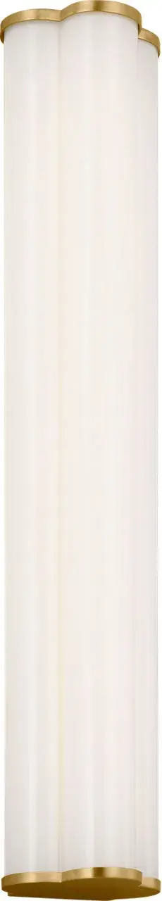 Freya Medium Vanity Sconce in Burnished Brass - Image 4