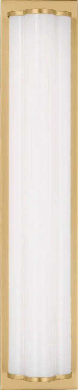 Freya Medium Vanity Sconce in Burnished Brass - Image 6