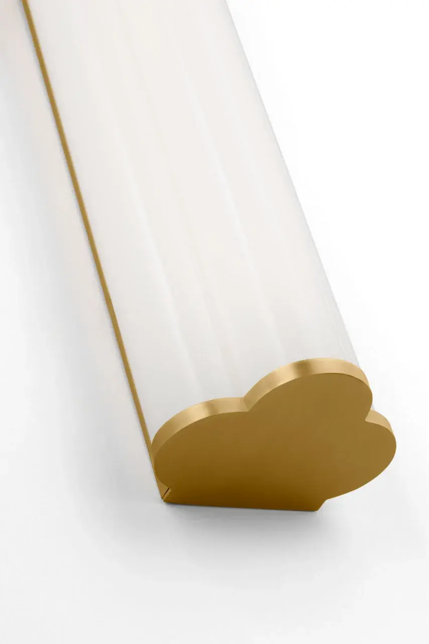 Freya Medium Vanity Sconce in Burnished Brass - Image 7