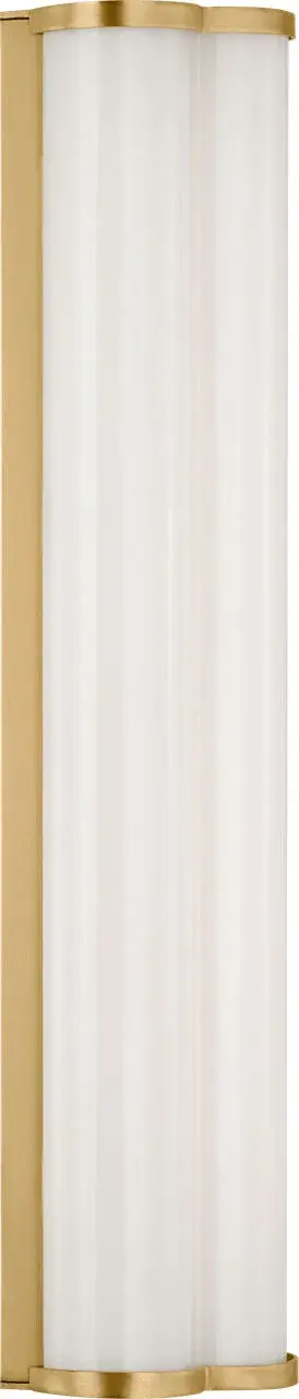 Freya Small Vanity Light in Burnished Brass - Image 2