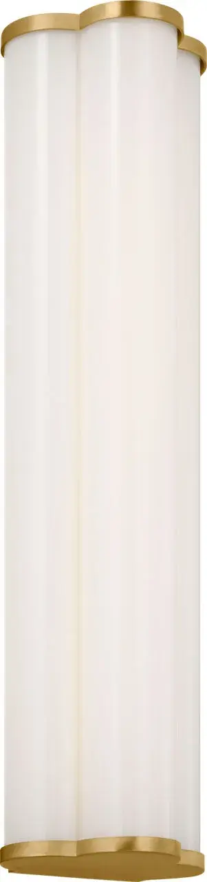 Freya Small Vanity Light in Burnished Brass - Image 3