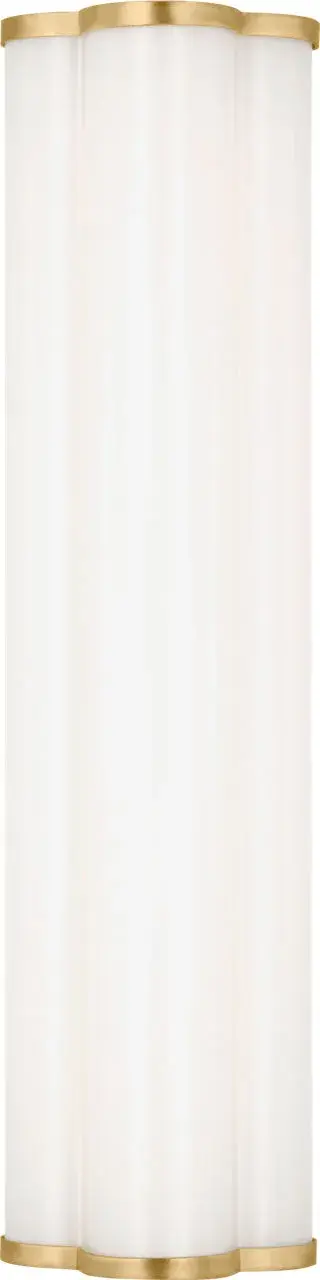 Freya Small Vanity Light in Burnished Brass - Image 5
