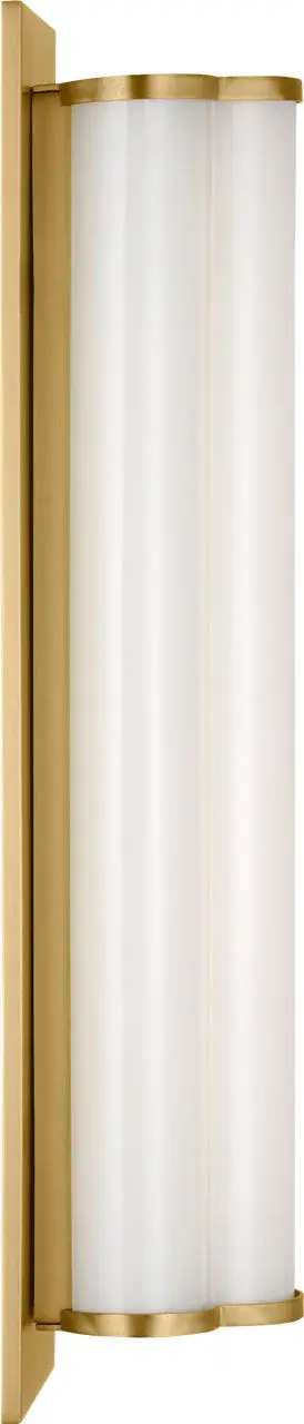 Freya Small Vanity Light in Burnished Brass - Image 7