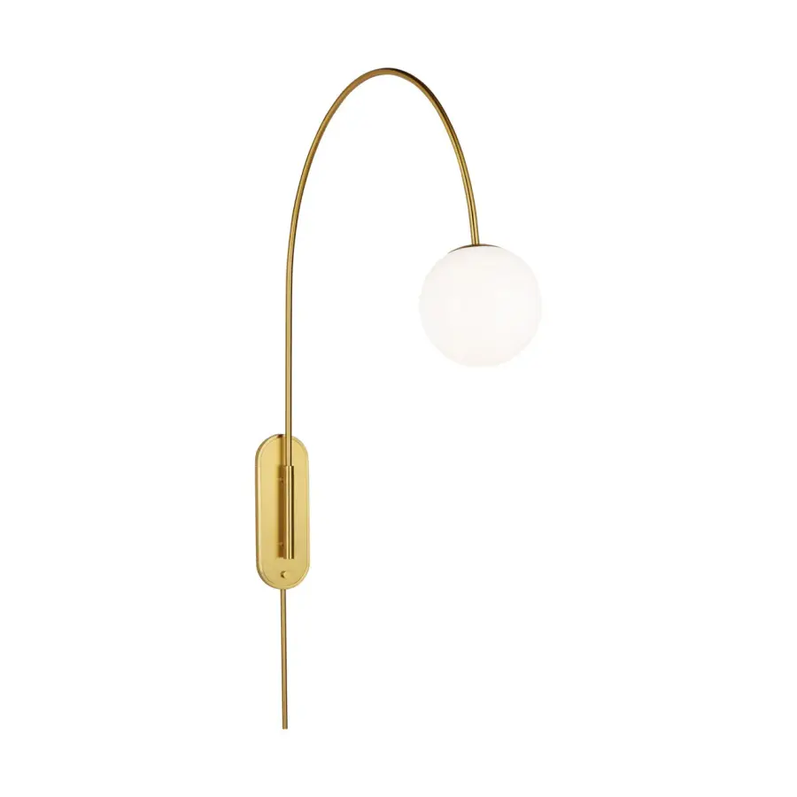 Noemie Grande Sconce in Burnished Brass - Image 4