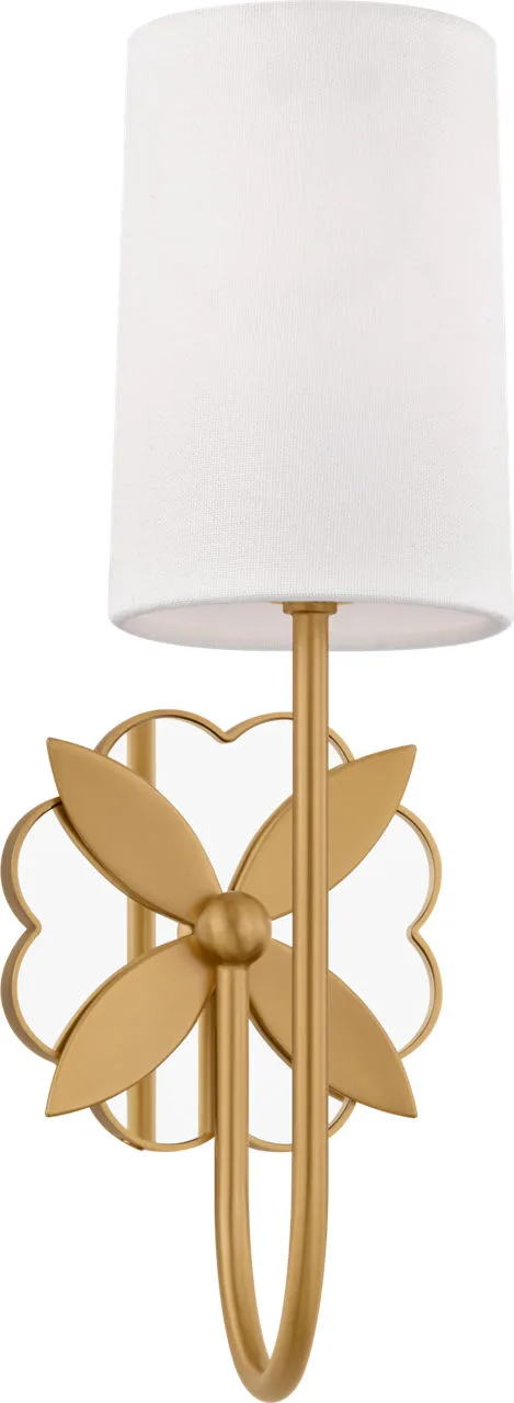Spencer 13" Single Sconce in Burnished Brass