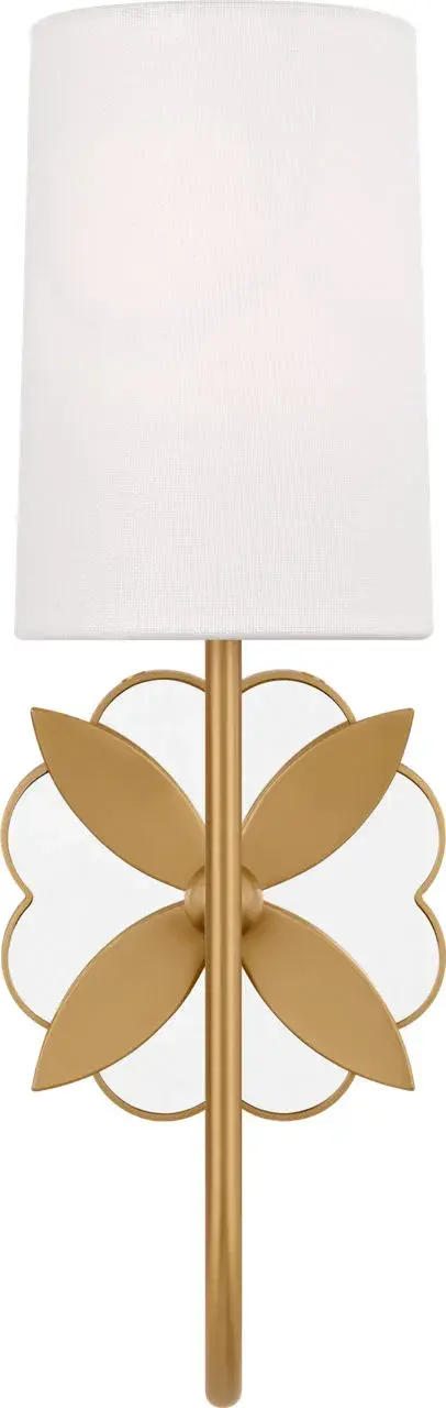 Spencer 13" Single Sconce in Burnished Brass - Image 5