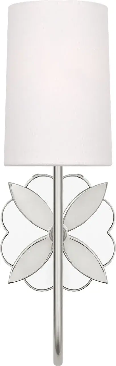 Spencer 13" Single Sconce in Polished Nickel - Image 4