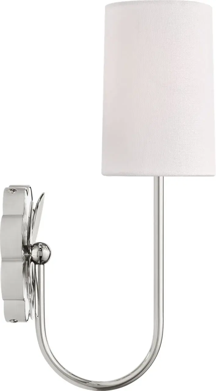 Spencer 13" Single Sconce in Polished Nickel - Image 5