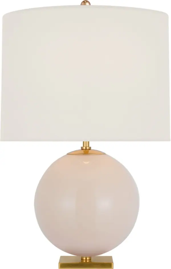 The Elsie Cordless Table Lamp combines sophisticated style with modern portability. Its soft blush finish and classic linen shade create a refined aesthetic, while rechargeable cordless technology offers placement flexibility.