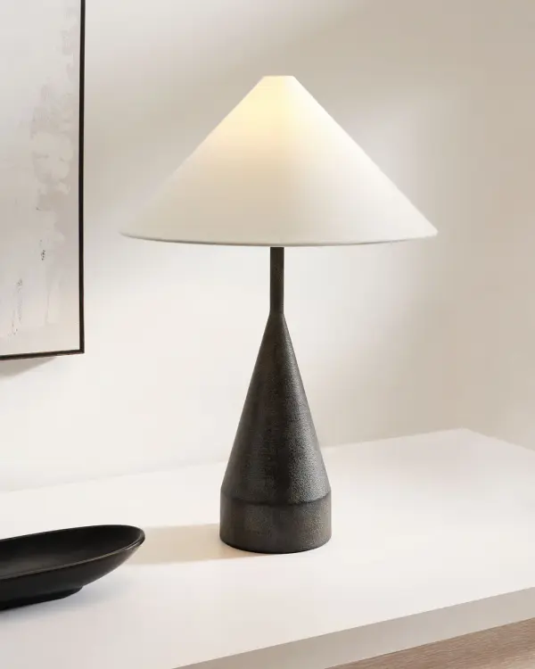 Brachion Medium Table Lamp in Black Pearl - Image 11