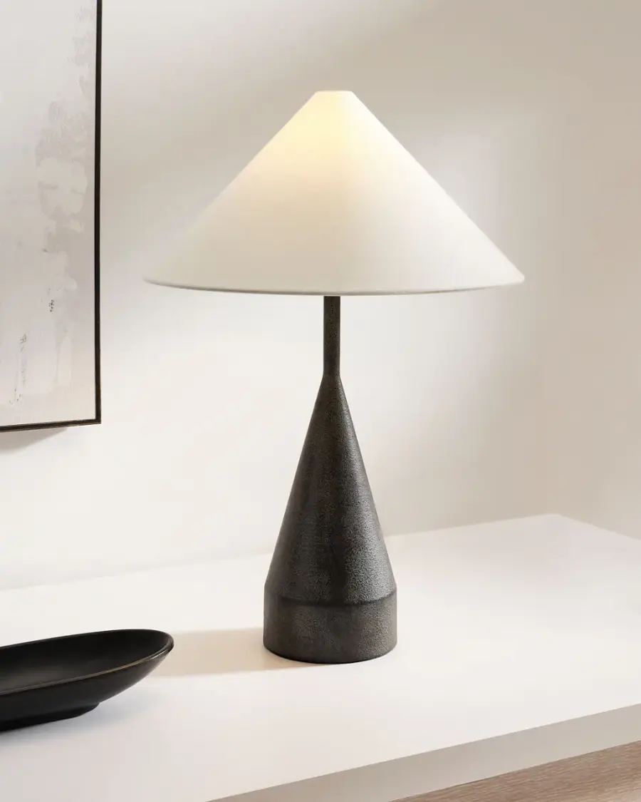 Brachion Medium Table Lamp in Black Pearl - Image 11