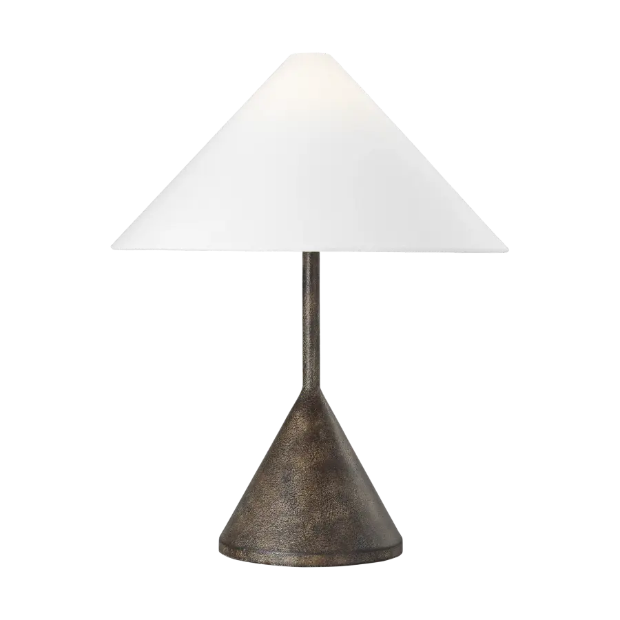 Brachion Medium Table Lamp in Rustic Bronze - Image 1