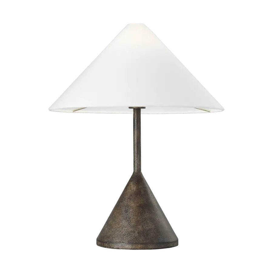Brachion Medium Table Lamp in Rustic Bronze - Image 3