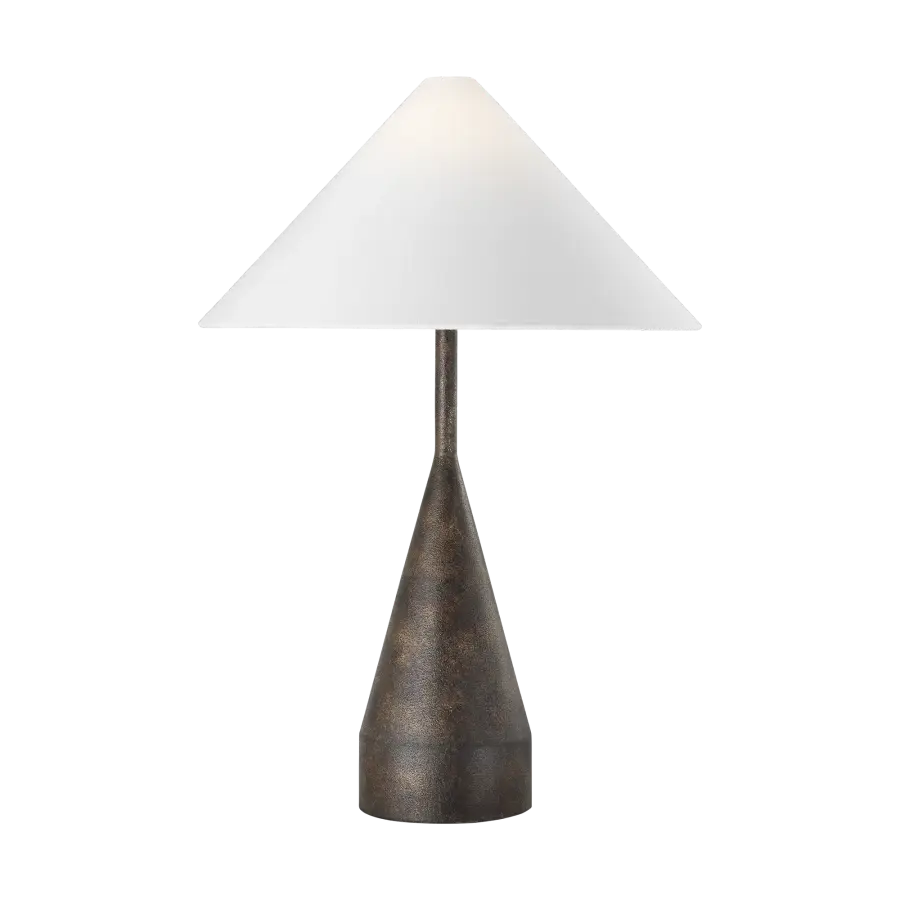 Brachion Large Table Lamp in Rustic Bronze - Image 1