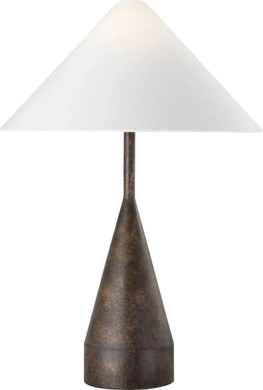 Brachion Large Table Lamp in Rustic Bronze - Image 4