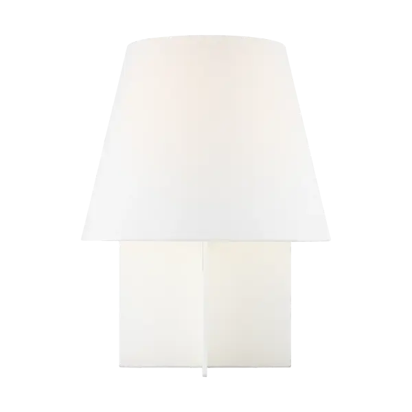 The Blocco Small Table Lamp features a refined contemporary design with a soft linen shade that provides warm, diffused lighting. Its compact size makes it perfect for bedside tables and smaller spaces without sacrificing style.