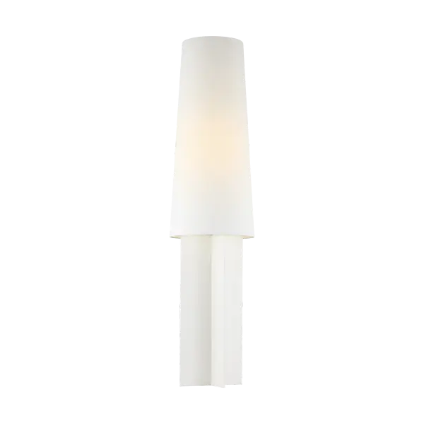 Blocco Medium Floor Lamp in Soft Linen - Image 3