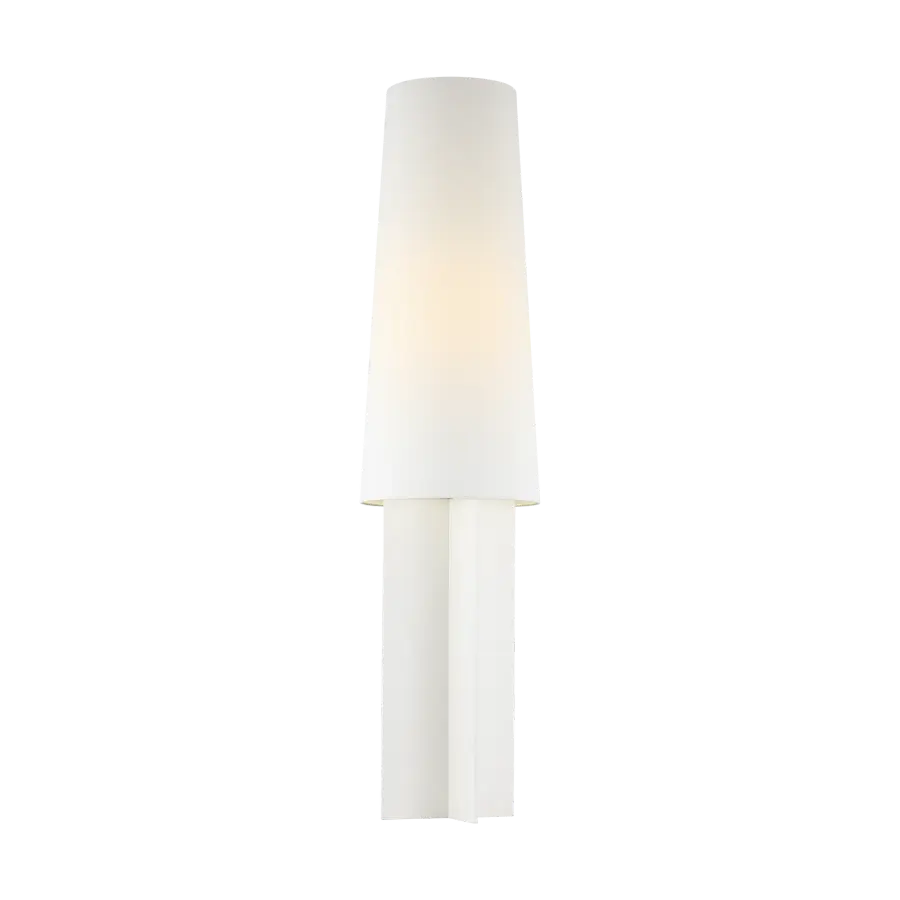 Blocco Medium Floor Lamp in Soft Linen - Image 3
