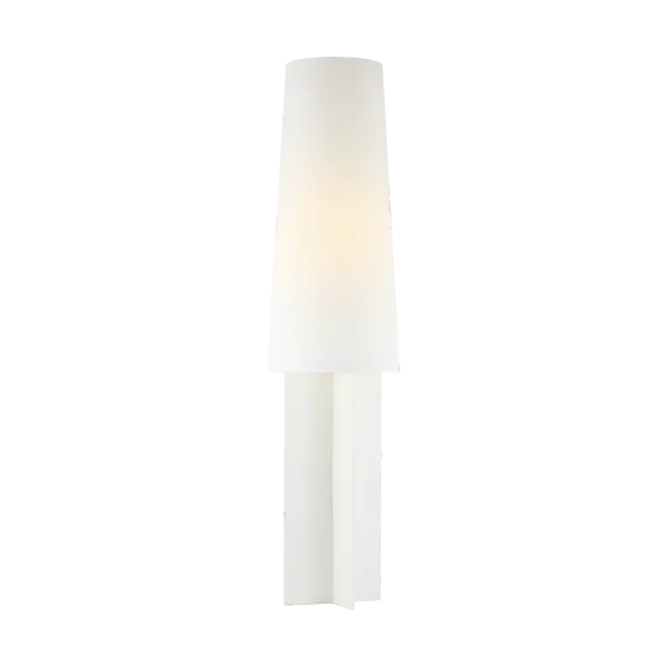 Blocco Medium Floor Lamp in Soft Linen - Image 5
