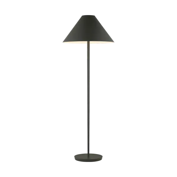Contra Medium Floor Lamp in Matte Charcoal Black - Image 3
