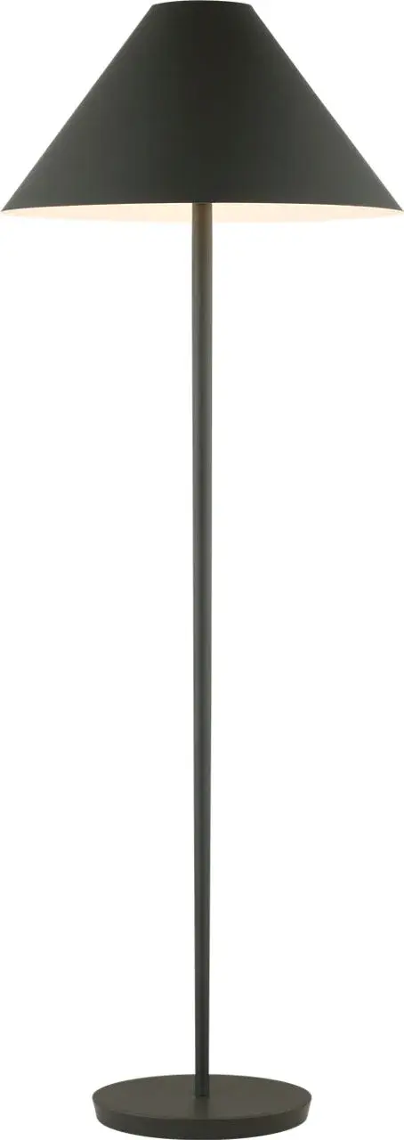 Contra Medium Floor Lamp in Matte Charcoal Black - Image 4