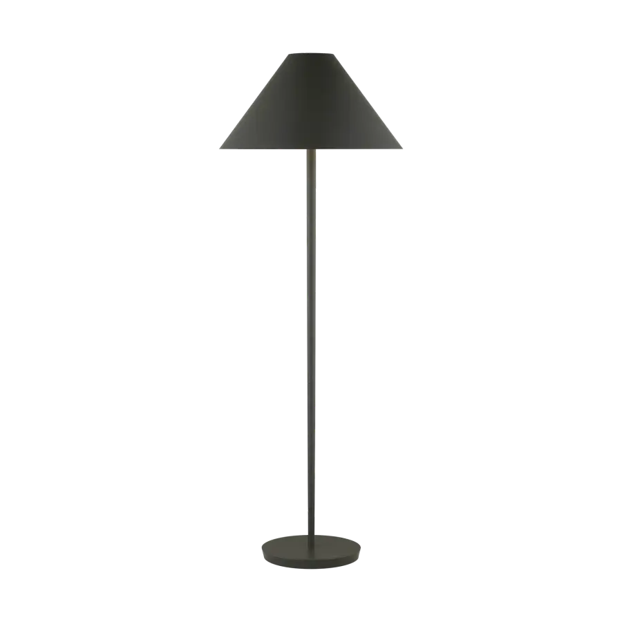 Contra Medium Floor Lamp in Matte Charcoal Black - Image 5